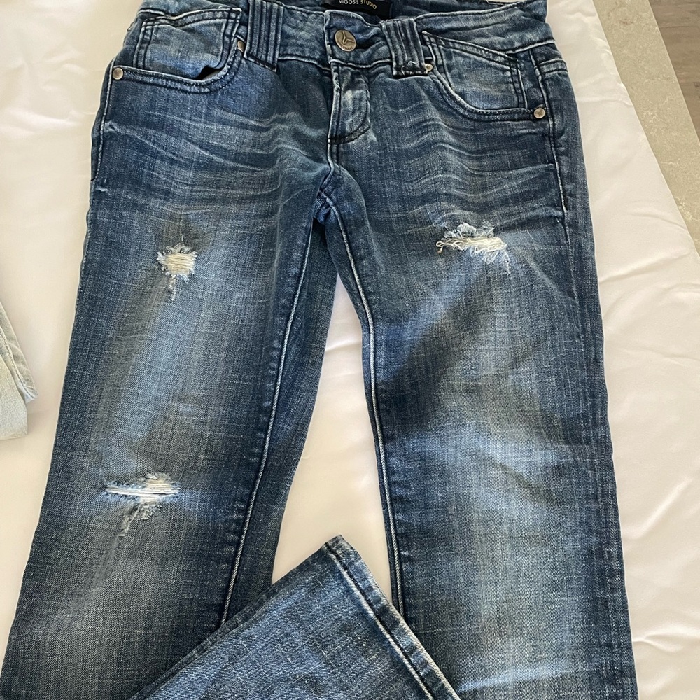 Distressed True Religion Jeans